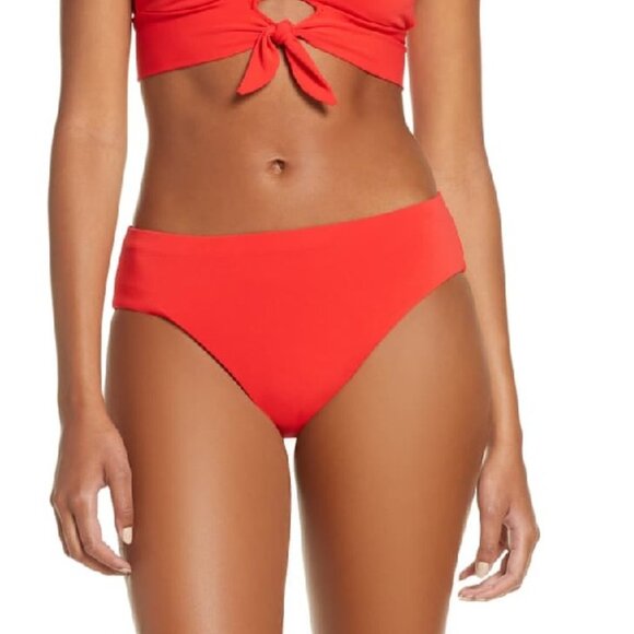NWOT Robin Piccone Ava High Waist Bikini Bottoms